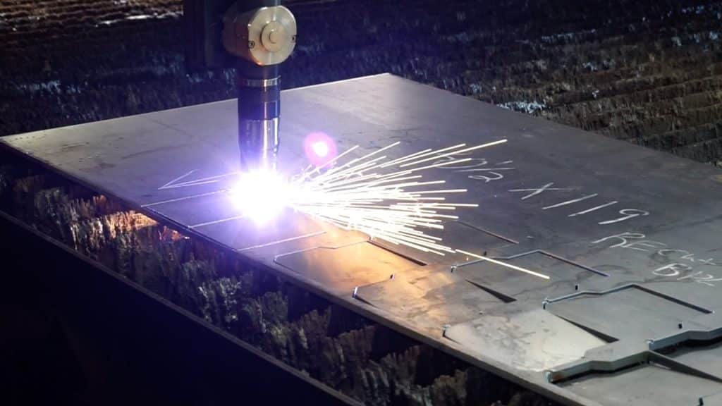 Plasma Cutting Table Eberl Metal Fabrication Services Division | Custom Metal Fabricators | MFS | Metal Fabrication Services | a Division of Eberl Iron Works, Inc. | Buffalo, NY USA