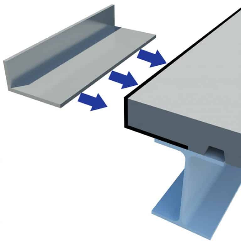 Bent Plate Pour Stop Metal Fabrication Services