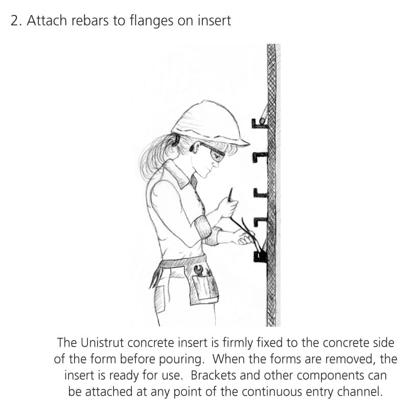 Installing Concrete Embedded Channel | Custom Metal Fabricators | MFS | Metal Fabrication Services | a Division of Eberl Iron Works, Inc. | Buffalo, NY USA