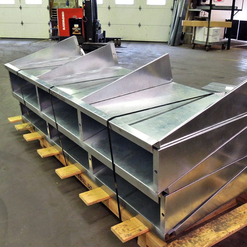 Metal Canopy For Loading Dock Door | Custom Metal Fabricators | MFS | Metal Fabrication Services | a Division of Eberl Iron Works, Inc. | Buffalo, NY USA