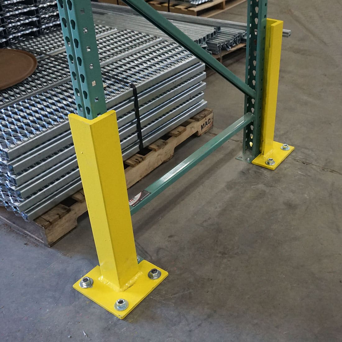 Pallet Rack Guards | Rack Guards | Custom Metal Fabricators | MFS | Metal Fabrication Services | a Division of Eberl Iron Works, Inc. | Buffalo, NY USA
